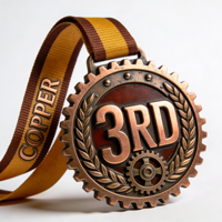 Médailles personnalisées de cyclisme avec logo promotionnel, cadeau créatif de luxe, impression en relief, médailles de champions
