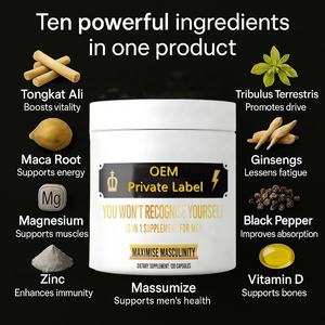 Großhandel für männliche Nahrungs ergänzungs mittel 13-in-1-King-Maker-Kapseln mit Magnesium-Vitamin-D3-Ergänzung zur Energie unterstützung und Muskel regeneration - Product Image 2