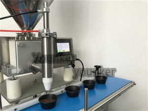 Nueva Máquina Semiautomática Manual para Rellenar Panecillos, Gelatina, Pasteles, Donas, Inyectora de Mermelada, Chocolate, Crema, Depositora de Crema 304 - Product Image 4