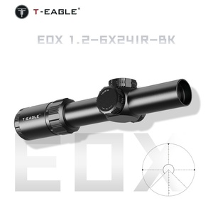 Cannocchiale Tattico T-EAGLE EOX 1.2-6X24IR-BK con Tubo da 30mm, Mirino Rapido, Torretta con Blocco Rapido, Reticolo Illuminato Rosso/Verde, Ottica da Caccia CQB - Product Image 3