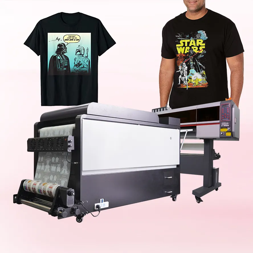 Digitale 24 & Quot Dtf Printer En Shaker En Oven Dtf Printer Voor Donkere T-Shirt