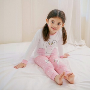 Conjunto <span class=keywords><strong>de</strong></span> Pijama Casual para Niñas, Diseño <span class=keywords><strong>de</strong></span> <span class=keywords><strong>Cisne</strong></span>, Alas <span class=keywords><strong>de</strong></span> Organza 3D, Suave, Elástico, Manga Larga, Transpirable, Ropa <span class=keywords><strong>de</strong></span> Dormir Rosa, Regalo <span class=keywords><strong>de</strong></span> <span class=keywords><strong>Princesa</strong></span> <span class=keywords><strong>de</strong></span> Ballet - Product Image 1