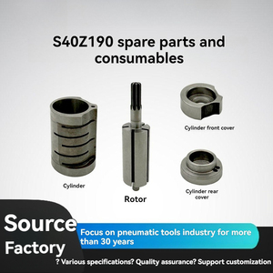תעשייתי כיתה s40z190 פנאומטי חלקי מטחנת רוטור גליל קדמי & כיסוי אחורי מסבים הכרית - Product Image 2