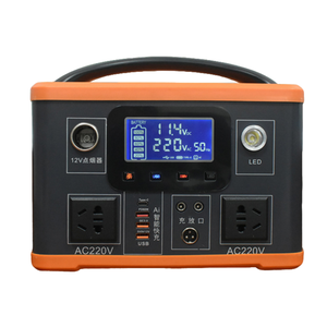 แบรนด์แท้ 300W 600W แหล่งจ่ายไฟเคลื่อนที่สำหรับตั้งแคมป์กลางแจ้ง ชาร์จด้วยพลังงานแสงอาทิตย์ แบตเตอรี่ลิเธียมความจุสูง สถานีพกพา - Product Image 3