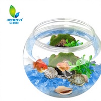Aquarium rond transparent en acrylique anti-chute de haute qualité Jeneca avec boîte, durable et écologique pour salon et patio