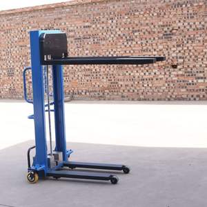 Empilhadeira Retrátil Semi Elétrica Manual Portátil para Paletes - Product Image 4