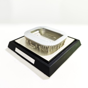Trofeo de premio deportivo Placas de madera Sublimación Qatar Shield Award Trofeo de aleación de zinc Medalla de recuerdo personalizada - Product Image 1