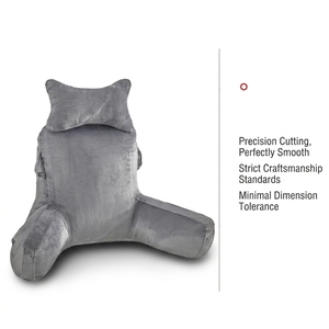 Almohada <span class=keywords><strong>de</strong></span> Lectura Ergonómica Extra Grande <span class=keywords><strong>de</strong></span> 31 Pulgadas con Soporte para el <span class=keywords><strong>Cuello</strong></span> Desmontable <span class=keywords><strong>y</strong></span> Brazos Extraíbles, Lavable, para Descansar en la Cama, Ver Televisión, Jugar Videojuegos <span class=keywords><strong>y</strong></span> Relajarse, Color Negro - Product Image 5