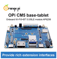 Module informatique embarqué FYX Stock Orange Pi CM5 avec carte mère, WiFi, BT, BLE et processeur RK3588S pour développement