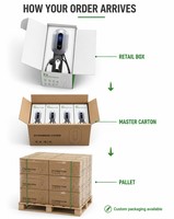 Borne de recharge murale pour VE Type 1 11kW 22kW Type 2 Intelligente OCPP WiFi RFID Écran d'affichage Minuterie Résidentielle Nouvelle OEM Vente en gros directe usine