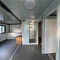 Maison conteneur extensible étanche avec plomberie préinstallée FLKT, garantie 2 ans, directement de l'usine, villa préfabriquée