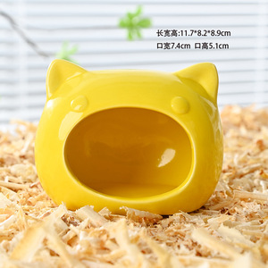 Conception originale, grande taille, abri pour hamster en céramique écologique en forme de champignon, multifonctionnel - Product Image 5