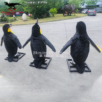 Amimatronic Modèle d'animal d'amusement Statue réaliste de pingouin grandeur nature