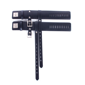 Zapatos Negros de Tacón Alto para Adultos, con Correas y Cierres Especiales, para Entrenamiento de Restricción y Prohibición, Venta al Por Mayor BDSM0132 - Product Image 5