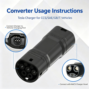Nuevo Adaptador WICEN de Alta Calidad de Tesla a GBT, <span class=keywords><strong>32A</strong></span> Monofásico, 7kW, Conector de Carga para Vehículos Eléctricos, Estándar Chino, para Vehículos BYD - Product Image 3