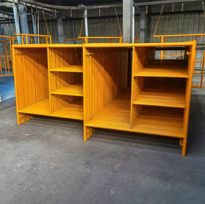 Heavy Duty 3ft 4ft 5.5ft Frame Scaffolding for Construction Projects Steel Metal <b>Ladder</b> Scaffold Adjustable Height <b>Work</b> <b>Platform</b> - Product Image 1
