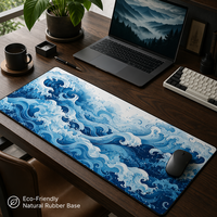 Custom Rubber Mousepad XXL Gaming Desk Mat Waterproof Polyester Fabric Gaming Pad Sublimation Mouse Pad Customizable Mouse Mat