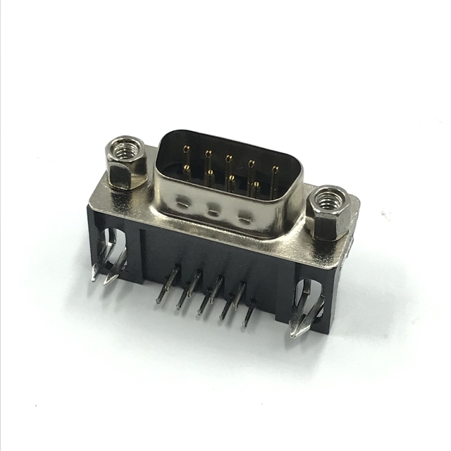 new DR9 Female Male Socket 9Pins 90 degree VGA connector Dsub