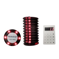 Café boisson caboteur sonnerie de radiomessagerie rechargeable 300mAh 10 vibrant sans fil beepers invité file d'attente système d'appel téléavertisseur restaurant