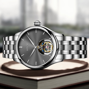 Drop Shipping AESOP Flying Tourbillon <b>Watch</b> For Men <b>Skeleton</b> Tourbillon Movement Mechanical Men <b>Watches</b> Sapphire Mirror 7040 - Product Image 5