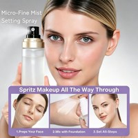Spray Fixateur de Maquillage Hydratant Longue Durée, Imperméable et Anti-Transpiration, Contrôle du Sébum, 100ml, pour Peaux Sèches et Grasses - Marque Privée OEM