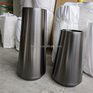 أواني زهور كبيرة للأماكن الخارجية حديثة من الفولاذ المقاوم للصدأ تزيين هندي من أجل الفنادق - Product Image 4