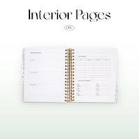 Agenda d'affaires personnalisable avec logo, reliure spirale et couverture en papier, fonction magnétique, idéal pour cadeau et promotion, boîte incluse