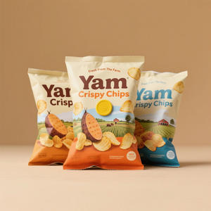 Op Maat Gemaakte Hot Seal Havermout Aardappelchips Yam Chips Bloem Cassave Vlokken Voedsel Plastic Zakken Klassieke Stijl Verpakking Zakken - Product Image 6