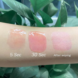 Venta al por mayor Vegan <span class=keywords><strong>Cruelty</strong></span> <span class=keywords><strong>Free</strong></span> Lip Oil Hidratante Long Last Color Changing Pink Plumping Natural Fruit Lip Oil - Product Image 5