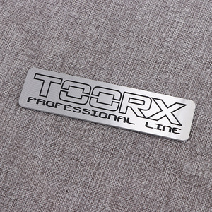 Placa de Identificación Metálica Bo Li, Logotipo de Coche en Aleación de Aluminio y Acero Inoxidable, Personalizada con Líneas Profesionales, Acabado Pulido de Alto Brillo - Product Image 1
