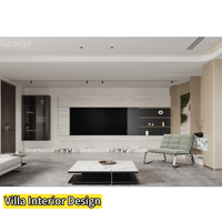 Servicio de diseño de interiores de renderizado 3D de lujo moderno Solución integral de materiales de construcción de viviendas para construcción y bienes raíces
