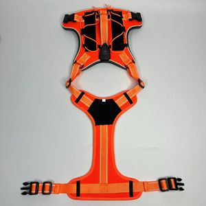 Led Illuminated Dog Vest Orange Oxford Cloth Chest Strap For Night Safety <b>Pet</b> <b>Carrier</b> - Product Image 5