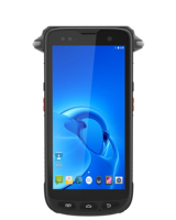 Escáner de largo alcance Dispositivo de lector de RFID industrial Uhf de mano BX6100 Android Handheld Uhf Rfid Pda