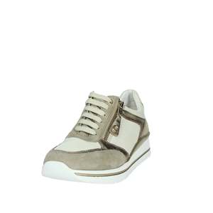 Cinzia Soft Donna Sneakers Beige Oro Chaussures tendance en toile pour femmes - Product Image 5