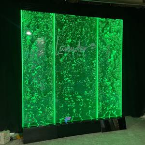 Restaurant decoration interior design led dancing water bubble walls - Product Image 1