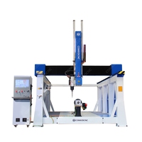 Machine de découpe CNC 5 axes pour le bois 2x4, pour la fabrication de sculptures 3D en mousse EPS, de moules pour voitures et bateaux