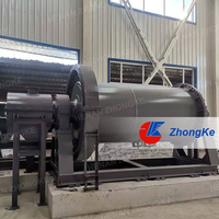 Tanzanie Broyage à sec humide Petite machine d'extraction par pulvérisation Broyeur à boulets horizontal en or utilisé pour la poudre de pierre de ciment