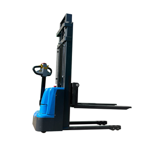 Apilador de palés de entrega rápida Carretilla elevadora eléctrica Elevador de palés 1000kg 1500kg 2000kg Apilador semieléctrico Precio - Product Image 1