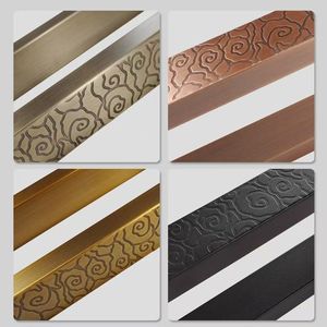 Tirador de puerta negro de lujo moderno Tirador de puerta principal de madera de nuevo estilo - Product Image 2