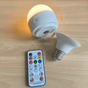 Điều khiển từ xa E26 <span class=keywords><strong>E2</strong></span> <span class=keywords><strong>LED</strong></span> ánh sáng màu RGB thay đổi megnetic USB sạc khẩn cấp đèn bóng đèn Pin hoạt động bóng đèn - Product Image 1