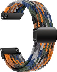 RYB Nouveau bracelet de montre intelligent en nylon tressé 20/22 mm pour Samsung <span class=keywords><strong>Galaxy</strong></span> <span class=keywords><strong>Watch</strong></span> <span class=keywords><strong>3</strong></span> 45 mm 46 mm <span class=keywords><strong>Classic</strong></span> Sport - Product Image 6