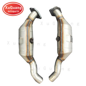 XG-AUTOPARTS - Sistema de Escape para Automóviles, Catalizador de Tres Vías de Ajuste Directo para <span class=keywords><strong>Jaguar</strong></span>, Tubo Corto - Product Image 1