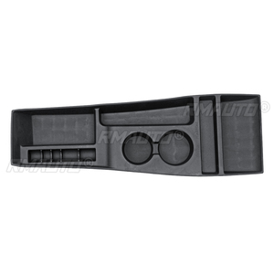 1PCS Boîte de rangement en silicone noire pour console centrale de voiture pour Tesla Model X / S 2012 2013 2014 2015 2016 2017 2018 - Product Image 4