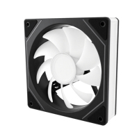 Aidecoolr Ventilateur de refroidissement axial ARGB haute efficacité Ventilateur de refroidissement pour PC de jeu Ventilateur de refroidissement axial à éclairage réglable ultra-silencieux