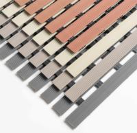 Tapis de salle de bain antidérapant éco-responsable à rayures Clean Power, en PVC, avec drainage creux, pour douche, zone humide et SPA