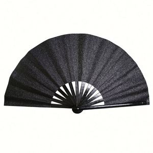 พัดไม้ไผ่พับได้ขนาด 13 นิ้ว ลายพิมพ์สำหรับงานปาร์ตี้ เต้นรำ เทศกาล สไตล์แกะสลัก ของที่ระลึก - Product Image 2