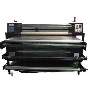 HOT SALES Newest Type Plc Upper Feeding Oil Roll To Roll Textile Roller Heat Press Machine