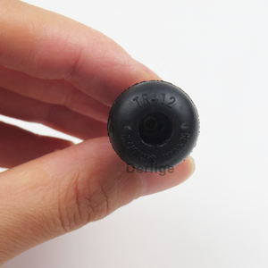 Valves de pneu <span class=keywords><strong>TR412</strong></span> à trous de jante sans chambre à air 0.453 pouces 11.5mm, tige de <span class=keywords><strong>Valve</strong></span> de pneu en caoutchouc noir court à encliqueter - Product Image 2