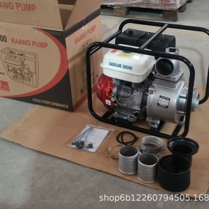 Self-Priming Gasoline Water Pump 3 In Aluminum Body WP40 Portable For Agricultural Irrigation And Fishpond Pumping - Product Image 3