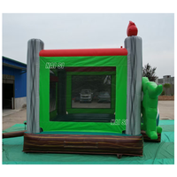 Château gonflable de dinosaure commercial de haute qualité pour enfants 13x13 pieds Château gonflable pour location de fête